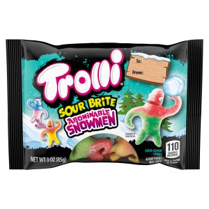Trolli Holiday Abominable Sour Gummies 3oz Share Pack