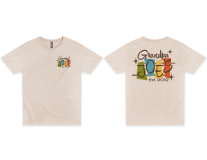 Grandpa Joe's Retro T-Shirt - Grandpa Joe's Est. 2012