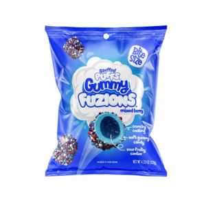 Stuffed Puffs Gummy Fuzions Mixed Berry 4.23oz Bag
