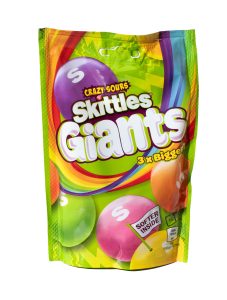 Limited Import - Skittles Giants Crazy Sour 132g Bag