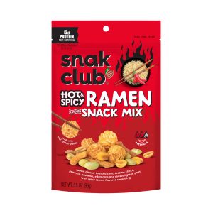 Snak Club Hot & Spicy Ramen Snack Mix 3.5oz Bag