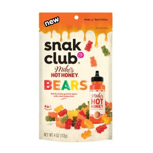 Snak Club Mike's Hot Honey Bears 4oz Bag