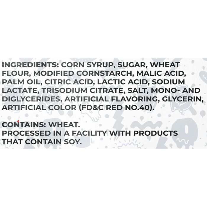 Sour Strips Strawberry 3.4oz Peg Bag - Image 3